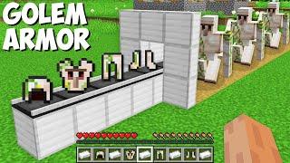 The MOST SECRET WAY TO GET IRON GOLEM ARMOR in Minecraft ! SUPER GOLEM ITEMS !