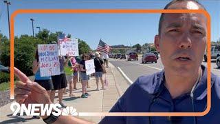 'No Kings' protest in Parker, Colorado, underway