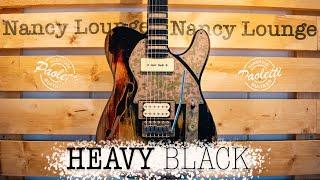 Nancy Lounge HP90 HEAVY BLACK - A BEAUTY from Paoletti Guitars