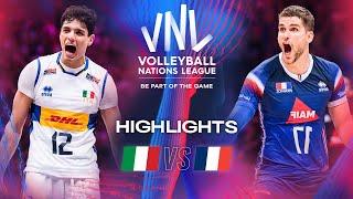  ITA vs.  FRA - Quarter Finals | Highlights | Men's VNL 2024