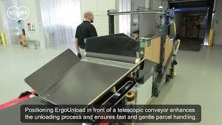 Ergonomic trailer unloading with ErgoUnload