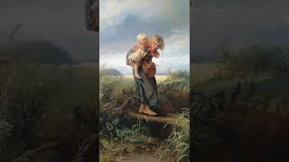 Konstantin Makovsky | Children running from the storm, 1872