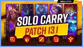 The BEST SOLO CARRY Champions for EVERY ROLE on PATCH 13.1 - Season 13