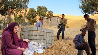 Starting the Bathroom and Tasting Chicken Sandwich in Asghar and Halimeh’s Nomadic Life