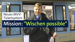 MVVswipe: Wie funktioniert das neue Ticketsystem? Unser Reporter auf Testfahrt | Abendschau | BR24