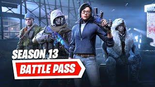 COD MOBILE SEASON 13 BATTLE PASS REWARDS LEAKS (CODM Season 13 Battle Pass Characters & Guns)