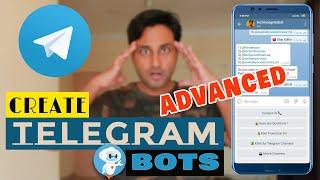 Create Advanced Telegram Bot Without any Programming or Coding | Menu Builder Bot Tutorial.