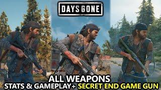 Days Gone - All Weapons (w/ Gun Stats & Gameplay) + Secret End Game Unlock