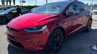 Tesla Model X Ultra RED MUST Have Upon Delivery! ​⁠@DriveProtected ft. Easy Precut DIY PPF!