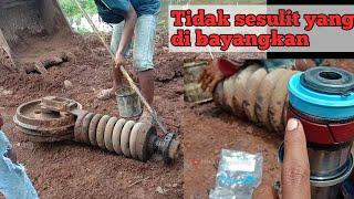 Cara ganti seal djastrack excavator, lengkap sampai finis!!!