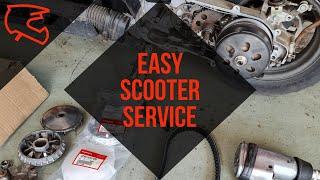 Honda Elite Scooter Service Guide