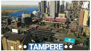 Building Out our Commuter Rail in Cities Skylines 2 | Tampere