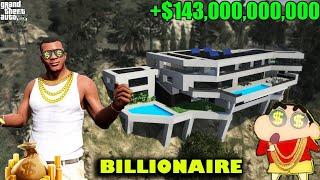 POOR SHINCHAN & FRANKLIN PURCHASED BILLIONAIRE HOUSE IN GTA5 ll Varun the gamer 2 0