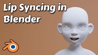 Lip syncing in Blender