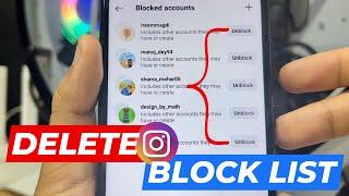 How To Delete Instagram Block List Without Unblock