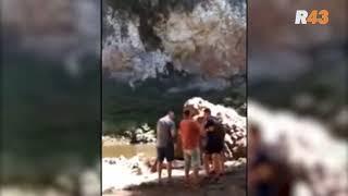 Un turista filmó el momento en que aparece un “duende” en Bariloche