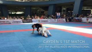 Cayden's 1st Match at the PH JiuJitsu Kids International