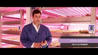 Vertical Farming, LEDs and the Flavor of Leafy Greens (GROWx Vertical Farm, Amsterdam)