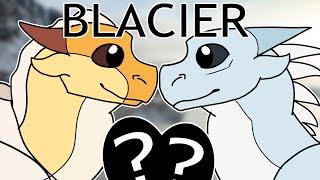 Drawing Blaze x Glacier (Blacier) Dragonets! Wings of Fire