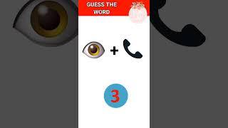 Can you guess the Word by the Emojis? | Word quiz challenge