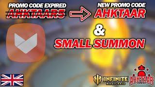 Small Summon & New Aptoide Promo Code [Infinite Magicraid]