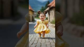 Chubby Baby Struts the Runway Like a Star! | Baby on Stage #shorts #youtubeshorts #babygirl