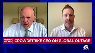 CrowdStrike CEO on global outage: Goal now is to make sure every customer is back up and running