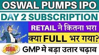 Oswal Pumps IPO | Oswal Pumps IPO Day 2 Subscription Status  Oswal Pumps IPO GMP 