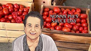 Nonna Pia's Sauce Day Tradition 2024!