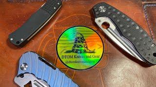 Unboxing a Package from DTOM Knives and Gear