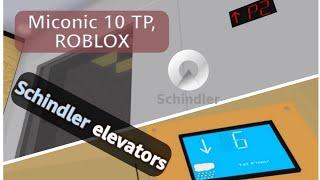 Elevator & Machine Room TOUR - Miconic 10 Testing Place, Schindler NW (Roblox)