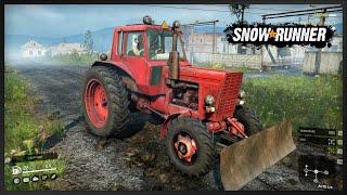 Tracktor mod MTZ 80 in Snowrunner game -  Тракторы МТЗ 80 и МТЗ 82