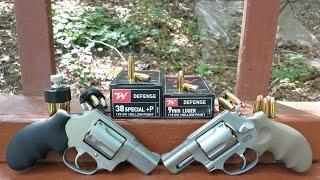 Snub Nose Revolvers - 9mm VS .38 Special - Winchester Defense