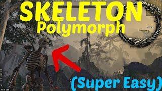 ESO: How to get the Skeleton Polymorph (Free and Easy)