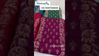 Vitchithra Silk Unstitched Salwar Sets @Rs799 #reels #trendingshorts #saree #online #trending