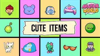 Where to find 20 Cute Items in Avatar World  CrumpetKing