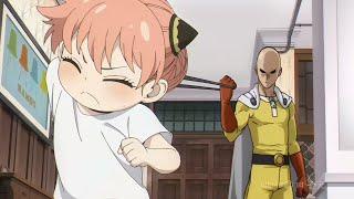 Saitama Trains Anya on Throwing ball | Spy x Family