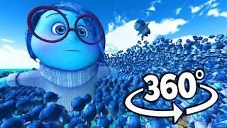 Inside Out 2 SADNESS 50,000 TIMES! 360° | VR/360° Experience