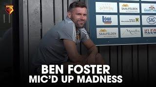 BRILLIANT BEN FOSTER FUNKY FRIDAY RAP AND MIC'D UP MADNESS DURING AJAX 