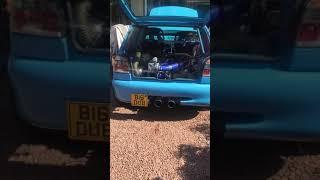 Big dub twin engined VR6 turbo +100 shot NOS 900 BHP ROAD LEGAL