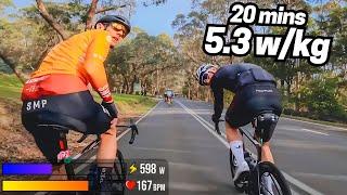 Tactical Showdown for 1st Place - UCI Gran Fondo Australia