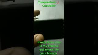 Temperature Controller Settings |#youtube #engineering #electrical#electronic #learning#inventor