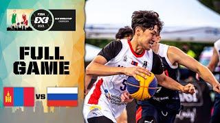 Mongolia v Russia | Men's - Full Game | FIBA 3x3 U18 World Cup 2021 | 3x3 Basketball