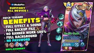 NEW! | Benedetta Collector Death Oath Skin Script No Password | Full Effect & Full Sound | MLBB