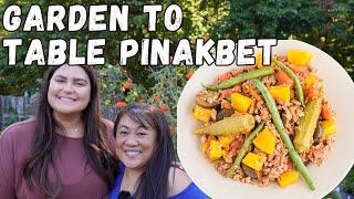 Cooking Filipino Food From The Garden | Pinakbet