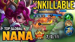 NANA BEST BUILD 2022 | TOP GLOBAL NANA GAMEPLAY | MOBILE LEGENDS