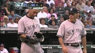 2012/08/24 Jeter hit in helmet