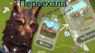 Переехала в летнее логово "Пляж"️ /~Wild Fox~ #wildcraft