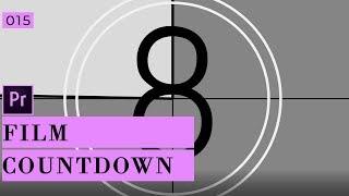 Film Countdown in Premiere Pro (Tutorial)