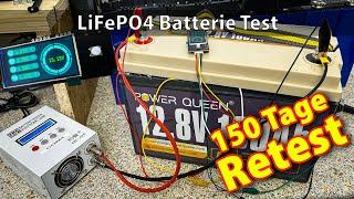 Power Queen 12,8V 100Ah #lifepo4 mit Heizfunktion - 150 Tage Retest, Kapazität und Zelldrift